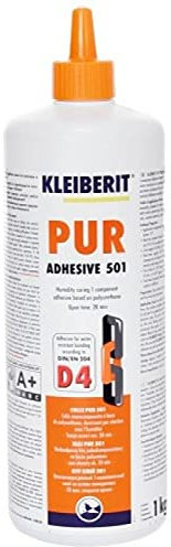 Colle polyuréthane en biberon de 1 kg