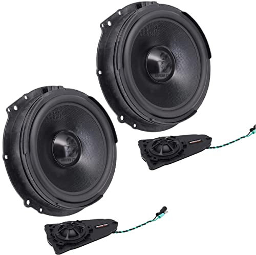 Ground Zero GZCS 200.2VW-T5/T6-20 cm Komponenten-Lautsprecher mit 140 Watt (RMS: 80 Watt) - für VW