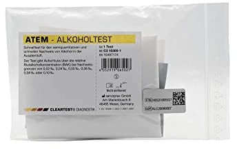Cleartest Atem-Alkoholtest, 1 St