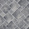 Plank & Tile Effect Flash Vinyl Flooring 2.3mm Realistic Foam Backed Lino Slip Resistant (Grey Stone Squares, 5m x 4m)