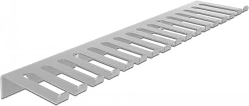 Delock Kabelhalterung 325 x 90 mm zur Wandmontage grau