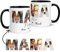 Zumo Digital Taza Personalizada con Foto - Taza con 4 Fotos para Mama - Regalo Día de la Madre - Te Queremos Mucho (Negro)