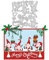 GLOBLELAND Gnome Santa Stanzformen zum Basteln von Karten, Dekoration, Blumen, Weihnachten, Pflanzen, grüne Blätter, Stanzformen, Schablonen für Scrapbooking, Fotoalbum
