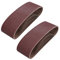 75mm x 533mm 80 Grit Medium Abrasive Sanding Belt Sander Discs 10 Pack