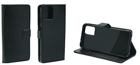 caseroxx Bookstyle Handytasche für Telekom T-Phone Pro in schwarz – Klapphülle mit Kreditkartenfächern, Magnetverschluss, Standfunktion & Rundumschutz für Display und Gehäuse