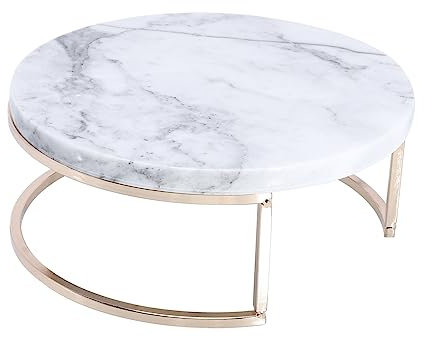 KICHOUSE 1Pc Marble Cake Holder Stable Cake Stand for Tiered Cakes Snack Rack Dessert Placing Holder for Parties Weddings Food Photography Elegant Marble Design