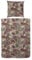 Primera Sempre Edel Flanell Bettwäsche 174141 Rosen Farbe: Taupe 135x200 und 80x80 cm