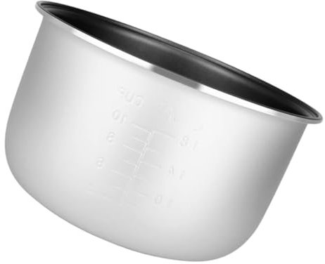 Abaodam Cooker Inner Pot Replacement Non-stick Rice Cooker Liner for Easy Soup and Cake Preparation Multipurpose Inner Bowl Measurement Scale for Home Cooking