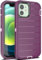YmhxcY for iPhone 13 Mini/iPhone 12 Mini Case,3-in-1 Super Heavy duty phone protective case/Shock Protection/Dust Proof/Super sturdy, Designed for iPhone 13 Mini/iPhone 12 Mini 5.4-Purple/Pink