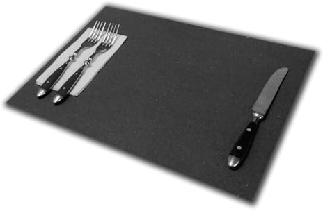 Tovagliette di carta NERE | Confezioni da 500 fogli | Formato cm 30x40 | Tipo ROBUSTO 120 gr.mq. | Le più comuni e utilizzate | Monouso, Usa e getta