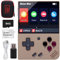 Miyo Mini Plus - Console di gioco portatile retrò, scheda TF 64G integrata, 7.000 giochi classici, schermo IPS da 3,5, supporta Wi-Fi, con custodia (grigio, 64 G)