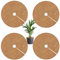 Wisdomgarden Lot de 4 disques en Coco - Protection hivernale pour Plantes en Pot, Arbre et Plante - Diamètre : 30 cm