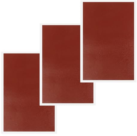 3 Stück Farbiges Lasergravur-Markierungspapier Für,27x39cm, DIY-Lasergravierer, Werkzeugmaschinen Für Keramik, Glas, Kristall, Steinfliesen (Rot)