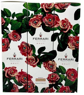 Ferrari by Seletti 3 bottiglie di Ferrari Trento DOC in Cofanetto Limited Edition firmato Seletti (Rose)