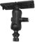 Fish Finder Mount, Fish Finder Holder, Versatile Mounting Plate, Compatible with Boats & Fishing Gear, Nylon + Silicone Construction, 15.8x6.5x15.5cm, Ideal for Outdoor Fishing