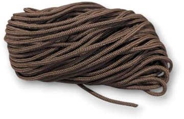 BricoShopping Venetian Curtain Rope 3 mm 20 m Heavy Duty Anti UV Multipurpose Lanyard Ideal for Track Tent DIY Nautical Braid Gardening Camping Scooby-Doo Haberdashery Scubidu (Brown)