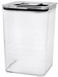 Sallys Vorratsdosen – Transparente, BPA-freie Aufbewahrungsboxen mit luftdichtem Soft-Touch-Silikondeckel. Perfekt für Mehl, Zucker, Müsli & mehr. Robust, spülmaschinengeeignet (2800 ml - Quadratisch)