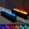 Jcgly 3D Chimenea de Vapor de Agua con Luz Ambiental de 7 Colores, Panel Táctil y Control Remoto, Inserto de Chimenea Empotrable, Decoración Ideal para El Hogar, La Oficina y El Hotel(120cm)