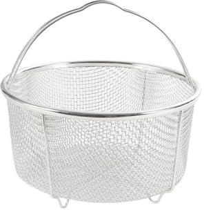 Lizhuzhuzs28 Frittierkorb Multifunktionaler Frittierkorb aus Edelstahl for Pommes Frites, Küchenbedarf, Gemüseabtropffläche Friteusenkorb