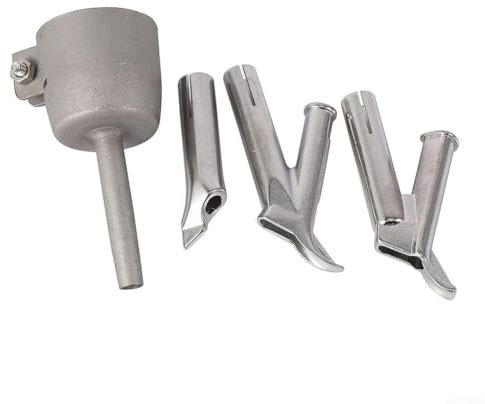 Confezione da 4 ugelli rotondi a forma di Y, set di ugelli per saldatura in acciaio inossidabile 304, kit per soffiatore ad aria calda in vinile PVC per PP PE PC, resistente alle alte temperature, a