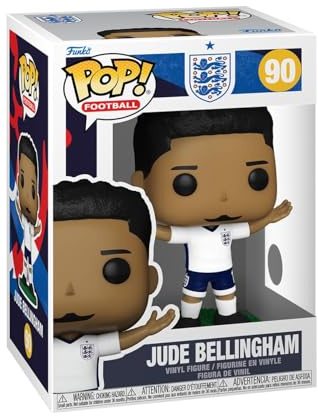 Funko POP! Football: England - Jude Bellingham - Sammelbare Vinylfigur - Geschenkidee - Offizielles Merchandise - Spielzeug für Kinder & Erwachsene - Modellfigur für Sammler und zur Ausstellung