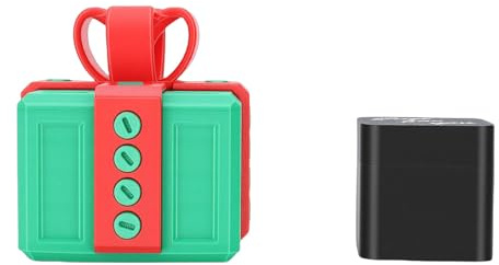 Yechiry Nervige Geschenkbox, 3D-gedruckte Magnetische Puzzle-Box, Schrauben-Puzzle-Gag-Box für Weihnachten, Party mit Weißen Elefanten, Geburtstag und Büro-Herausforderungen (rot grün)