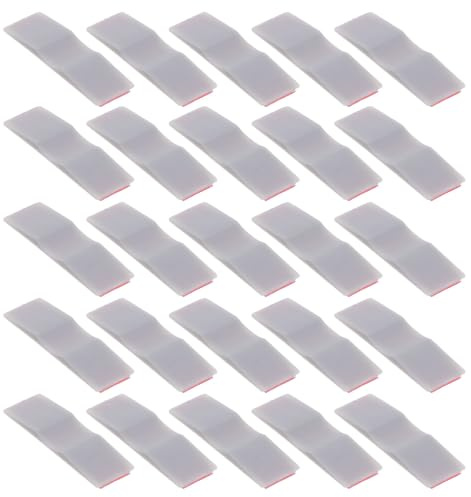 Posicionador Superior 50 Piezas para Puerta Corredera de Armario | Plástico Autoadhesivo, Absorbe Impacto y Protege Frente a Golpes, Topes Ventanas Correderas