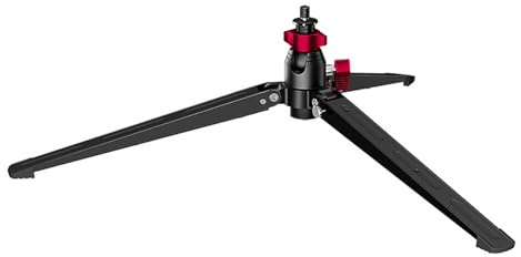 Durability Aluminum Table Tripod with Three Feet Quick Setups for Photography Video Tripod Base for Monopods Portable Stand