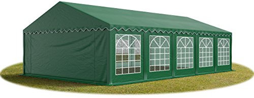 5x10 m Tente de réception/Barnum Vert foncé Toile de Haute qualité PVC 700 N