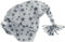 Playshoes Unisex Kinder Fleece-Mütze Wintermütze, Zipfelmütze grau Sterne, 51cm