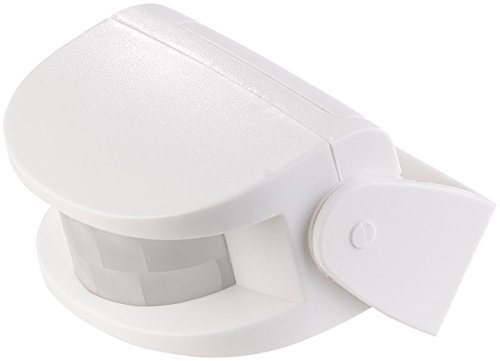 CASAcontrol Zubehör zu Funkgong-Set: PIR-Bewegungsmelder für Funk-Klingel-Serie KFS-150, Batteriebetrieb (Steckdosenklingel)