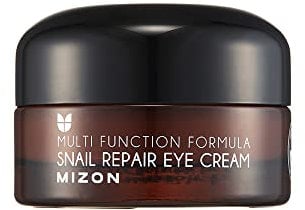 [MIZON] SNAIL REPAIR EYE CREAM (25ml) Koreanische Hautpflege – Verjüngende Augencreme mit Schneckenmucin & Niacinamid - Reduziert Falten, hellt Augenringe auf und spendet intensive Feuchtigkeit
