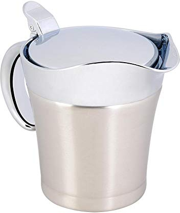 Thermo-Saucentopf, 450 ml/750 ml, 304er-Edelstahl, doppelwandig, isoliert, Sauciere, Küchenzubehör 450 ml