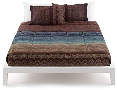 Bassetti Brunelleschi-Bettwäsche-Set für Doppelbett, Braun