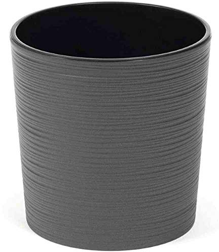 Siena Garden Pflanzgefäß Lens graphit Kunststoff 30 cm