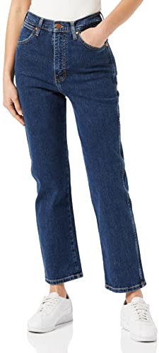 Wrangler Damen WILD West Jeans, Dunkelblau (Canyon Lake), 28W / 32L