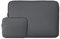 RAINYEAR 16 Inch Laptop Sleeve Protective Soft Case with Accessories Pouch, Compatible with New 16 MacBook M1 M2 M3 M4 Pro/Max for A2141 A2485 A2780 A2991 A3403 A3186(Grey)