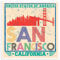 2 x 10 cm San Francisco USA Vinyl-Aufkleber – Reiseaufkleber Laptop Gepäck #23207 (10 cm breit)