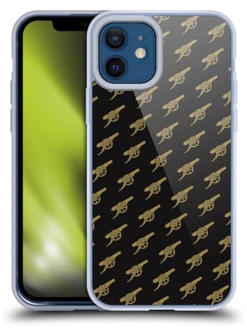 Head Case Designs Officially Licensed Arsenal FC Gunners Crest Patterns Soft Gel Case Compatible With Apple iPhone 12 / iPhone 12 Pro
