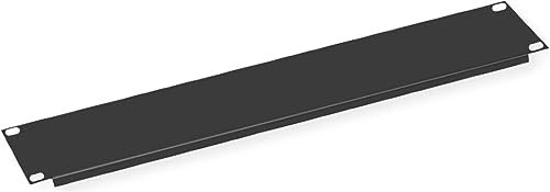 VALUE Panneau Aveugle 19 2 U, Noir