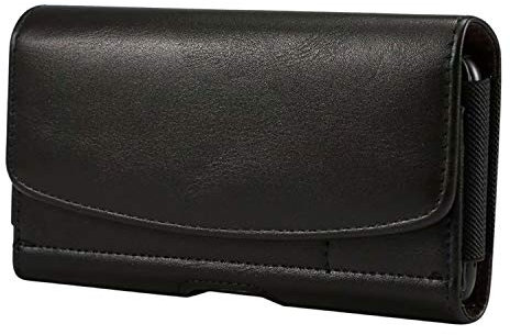 Aopan Gürteltasche Hülle mit Gürtelclip Halfter Echt Ledertasche für iPhone 12 / Pro, iPhone 13 Pro…