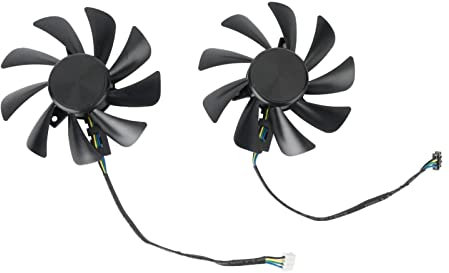 Youngran 85MM FD9015U12D 12V 0.55A RTX3070 GPU Cooling Fan Compatible For Lenovo OEM NVIDIA RTX 3070 Graphics Card leisurely (Blade Color : Only 2pcs Fan)