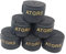 ATGRS Griffband für Tennis- und Badminton-Schläger, rutschfest, saugfähig, 6 Stück (6pcs Black)