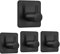 Auxmir 4 Pack Self Adhesive Hooks, Max 10kg Heavy Duty Sticky Hooks, Stainless Stick on Towel Hook, Nail Free Adhesive Hook for Kitchen, Bathroom, Cupboards, Office, Doors, Walls, Coats, Keys