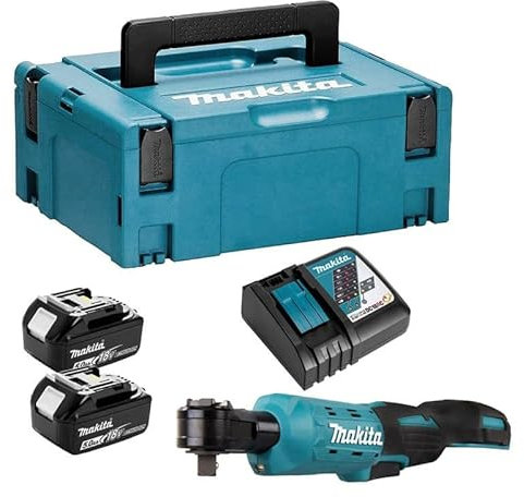 Clé à cliquet 18 V Li-Ion 3/8 1/4 47,5 Nm (2x5,0 Ah) en MAKPAC - MAKITA DWR180RTJ