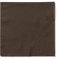 MANK Braune 3-lagige Tissue-Servietten 40x40 cm - Premium Einmal-Servietten, 100er-Pack, 1/4-Falz - Ideal für Festlichkeiten, Gastronomie & besondere Anlässe