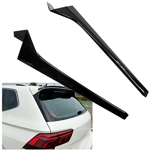 Auto Heckscheibe Spoiler Wing Heckspoiler Für Tiguan R-Line 2017-2022 Kofferraum Spoiler 1Paar Abs Seitenflügel Seitenspoiler Auto Dekoration Zubehör