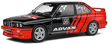 Solido - Modellauto Maßstab 1:18 BMW E30 M3 ADVAN Drift