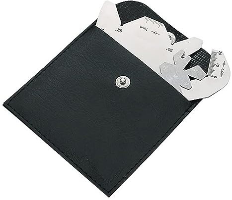 Tragbares 3-teiliges Set Bohrer Winkellehre Dirll Schärfer S/S Inspektion Winkellehre 60 ° 70 ° 90 ° 110 ° ° 125 ° Multi-Winkel Messlineal
