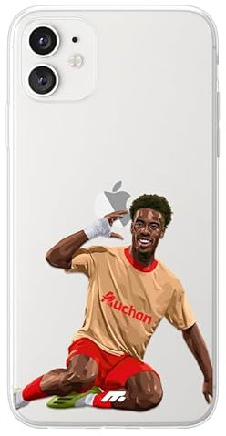 MYCASEFC Coque Football Elye Wahi Huawei Y6 2017 en Silicone. Housse de Football pour Smartphone Imprimée en France en TPU